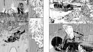 The scene where Yoshida lay dying (Image Source: Shueisha)